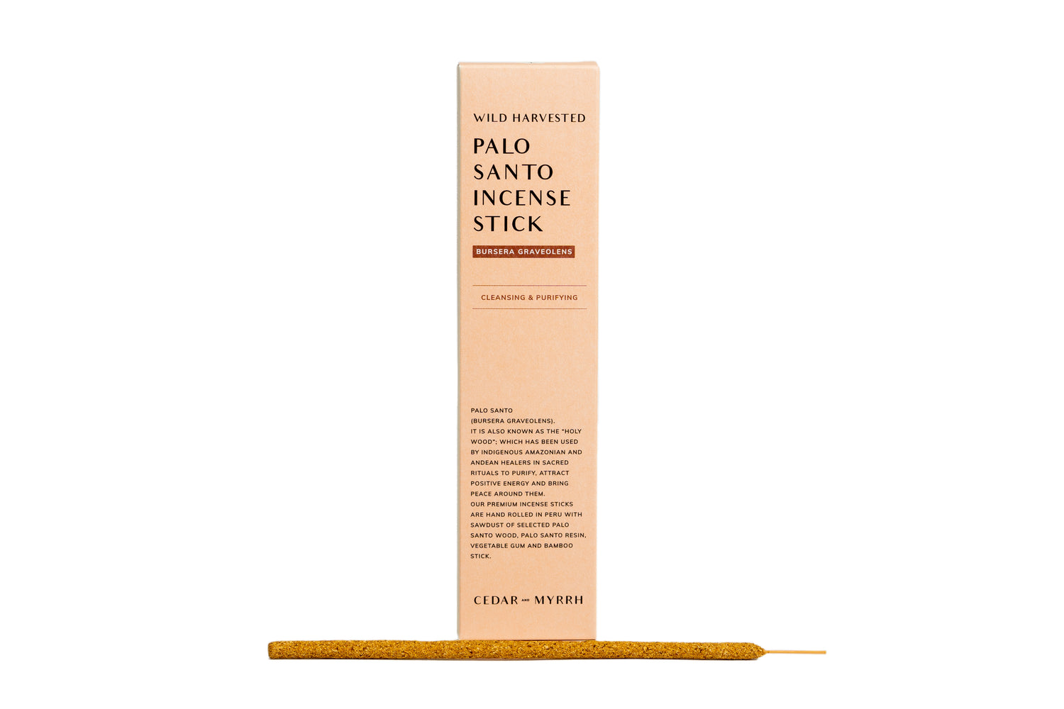 Hand Rolled Palo Santo Incense Sticks